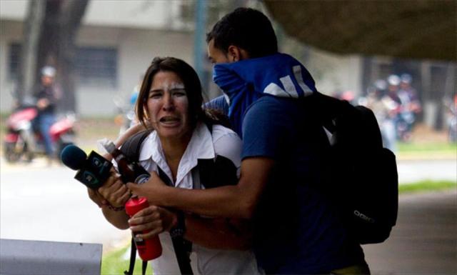 En Venezuela,profesionales de la prensa sufren ataques en el ejercicio