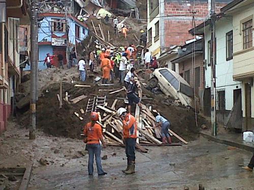 Doce arterias viales de Manizales están colapsadas.