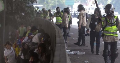 Brutal represión en marcha del 19 de abril en Venezuela
