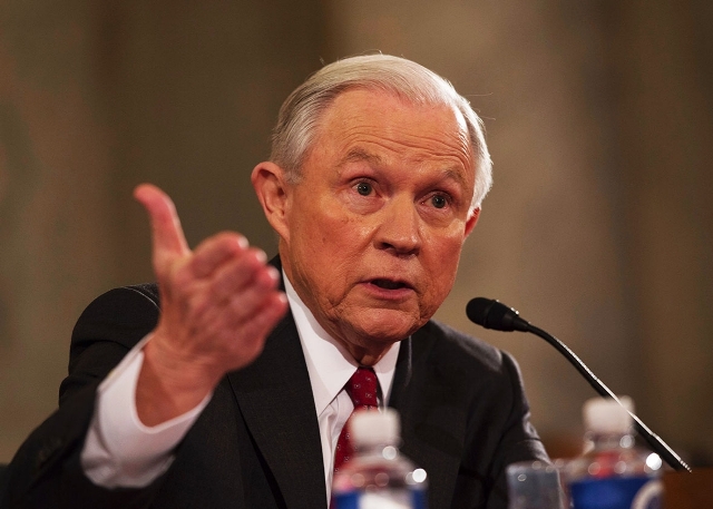 El fiscal general de Estados Unidos, Jeff Sessions