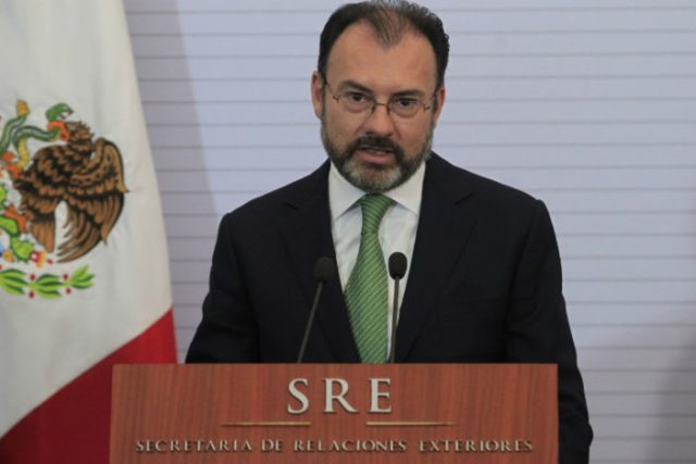 Canciller mexicano Luís Videgaray