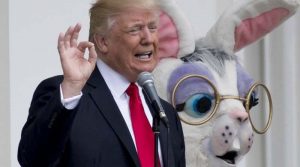 Trump pierde protagonismo en el día de pascua