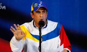 Capriles hace llamado para seguir luchando por Venezuela
