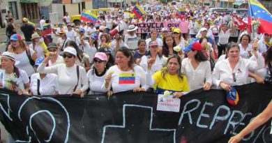 Aliana Estrada: mujer guayanesa protestó en defensa de la vida