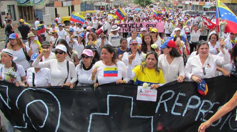 Aliana Estrada: mujer guayanesa protestó en defensa de la vida