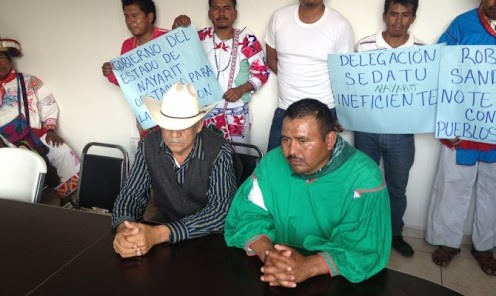 El pueblo huichol, rechazan las acciones cometidas en contra de sus hermanos de lucha y de raza