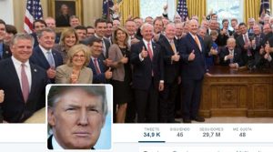 Trump dice sufrir "la mayor cacería de brujas"