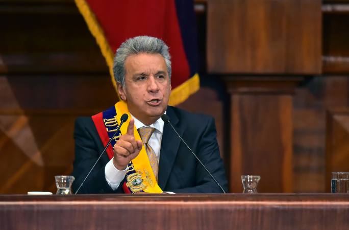 Con discursos sobre las reformas sociales, Lenín Moreno asume La Presidencia de Ecuador