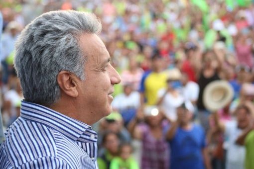 Durante su discurso inicial Moreno retomó las promesas realizadas en campaña