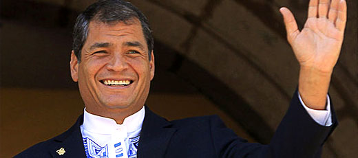 Con ataques a la prensa ecuatoriana, Rafael Correa se despide de su mandato