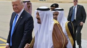 Polémico encuentro entre Trump y Rey de Arabia Saudí