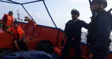 Venezolanos que pasaron siete días a la deriva en aguas del Caribe fueron rescatados