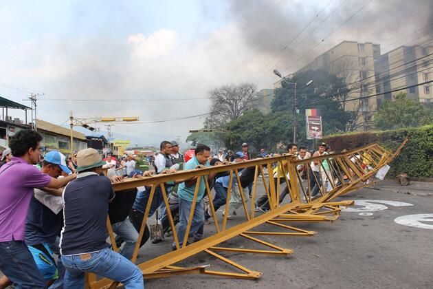 La Guardia Nacional Bolivariana se ha hecho sentir con gran fuerza en Valencia