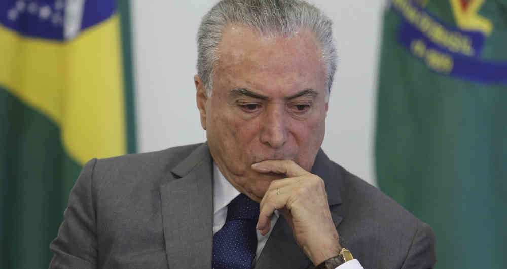 Michel Temer enfrenta juicios por su accidentada presidencia