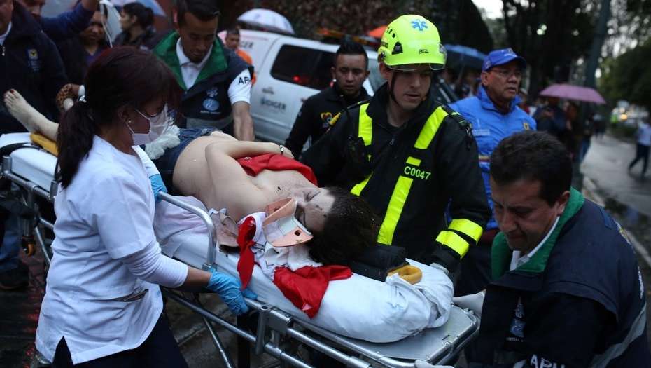 Atentado en centro comercial de Bogotá deja tres muertos y varios heridos