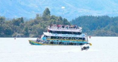 Tragedia marítima en Guatapé, Colombia, deja diez muertos