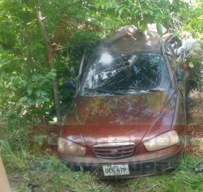 Un muerto y dos heridos dejó accidente de tránsito en la Carretera Nacional Tucupido-Zaraza