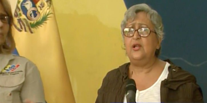 Tibisay Lucena, rectora del CNE calificó de masiva la participación de la ciudadanía en el ensayo electoral