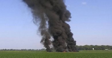 16 muertos deja accidente de avión militar en Mississippi
