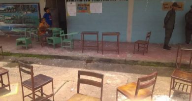 Atacados con granadas, dos centros de votación en Valle de La Pascua