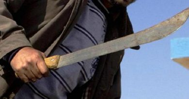 A machetazos, padre asesinó a sus tres menores hijos