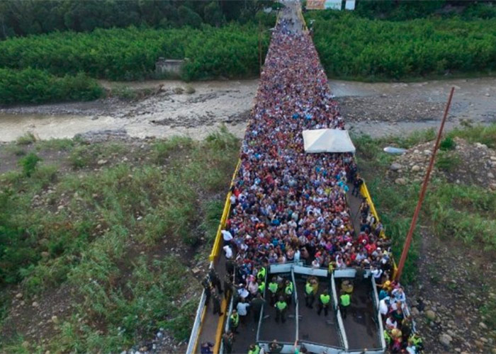 26 mil venezolanos se fueron para Colombia el lunes 24 de Julio