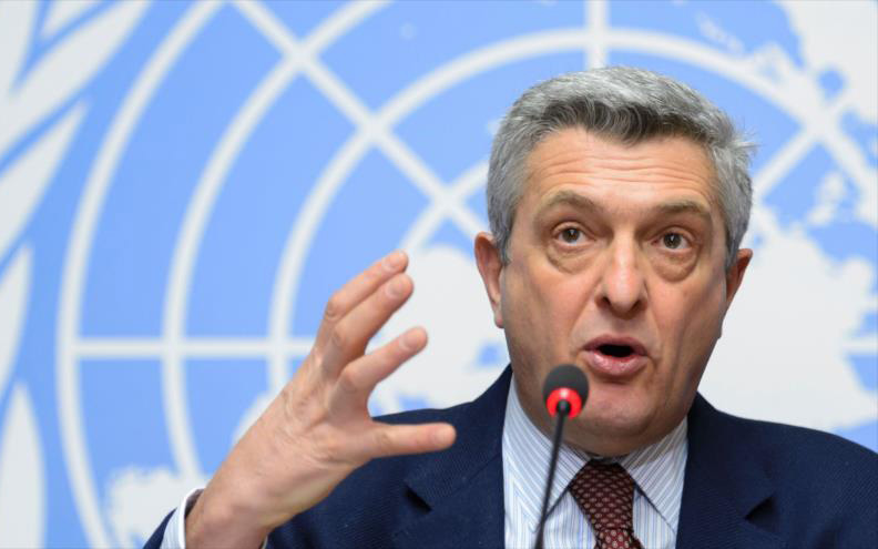 Filippo Grandi, el alto comisionado de la ACNUR, afirmó que "estamos observando muy de cerca la situación de éxodo que ocurre en Venezuela y cooperando con los países que están recibiendo y también con Venezuela