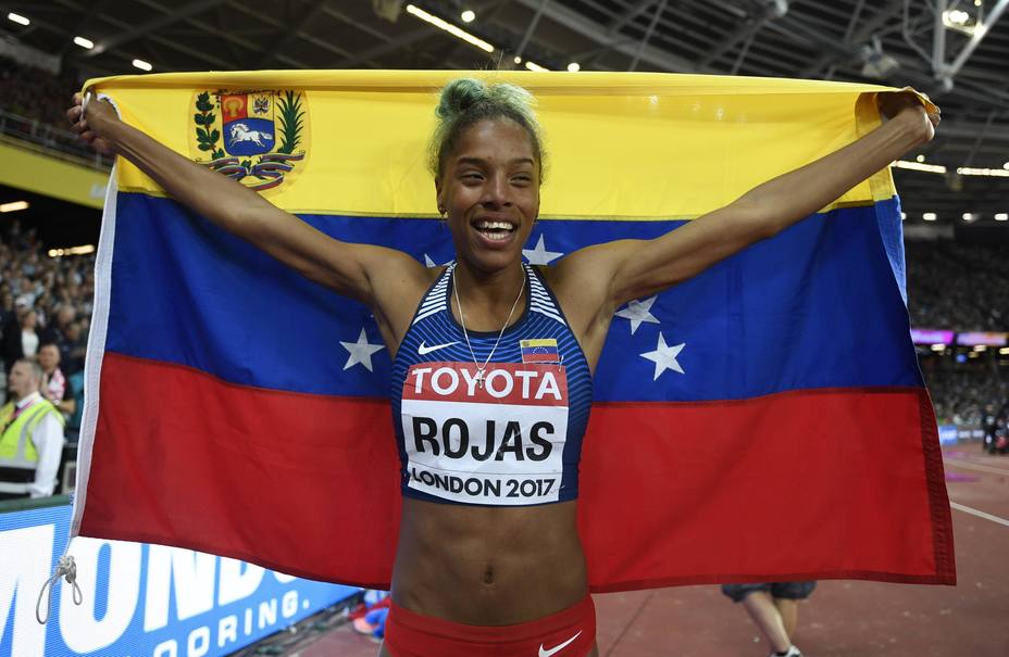 Yulimar Rojas consigue la primera presea de oro para Venezuela