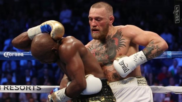 Los primeros cuatro asaltos mostraron a un Connor McGregor muy sólido
