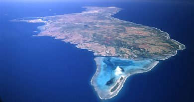 La isla Guam, objeto de la querrella que mantiene Corea del Norte y Estados Unidos