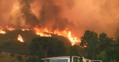 Voraz incendio en Los Angeles, afectó dos mil hectáreas
