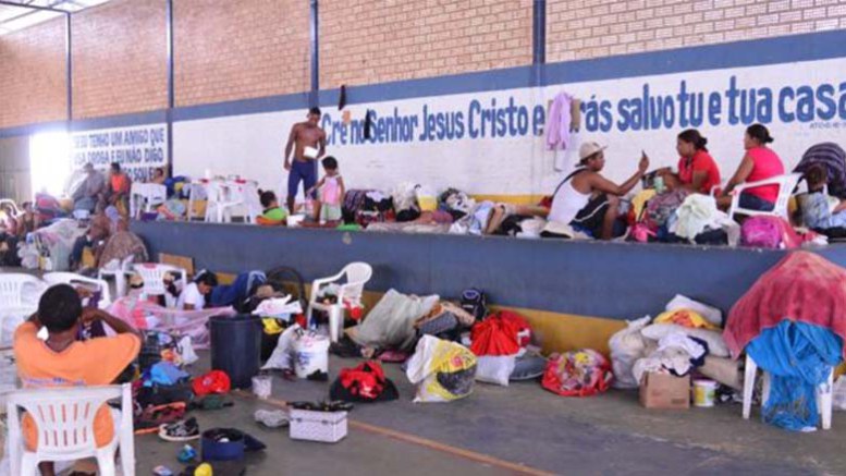 la mayoría de la población migrante venezolana radicada en Brasil vive con menos de un salario mínimo.