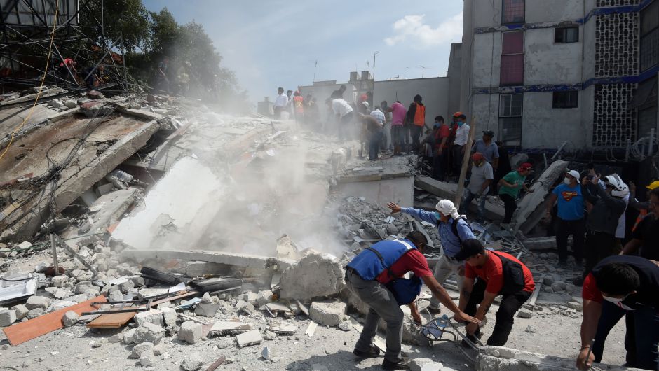 Solo en Ciudad de México sucumbieron ante el terremoto cincuenta edificios