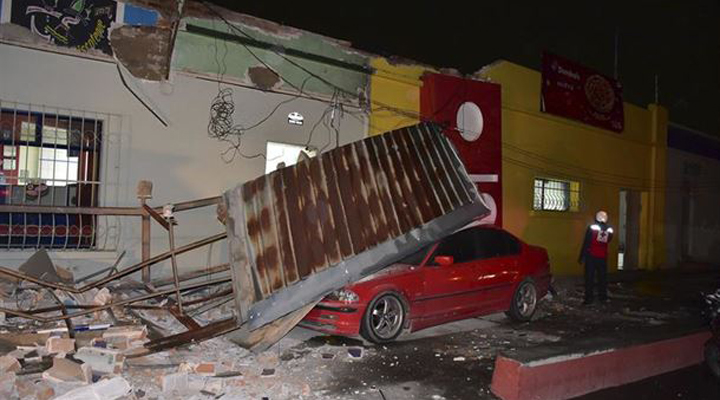 El sur de México sacudido por terremoto de magnitud 8.2 grados
