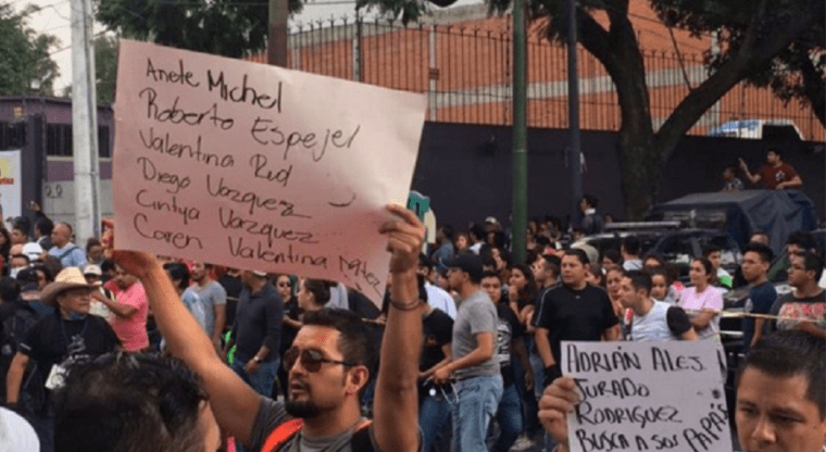En la Escuela Enrique Rebsamen, mueren 21 estudiantes y otros tantos están desaparecidos