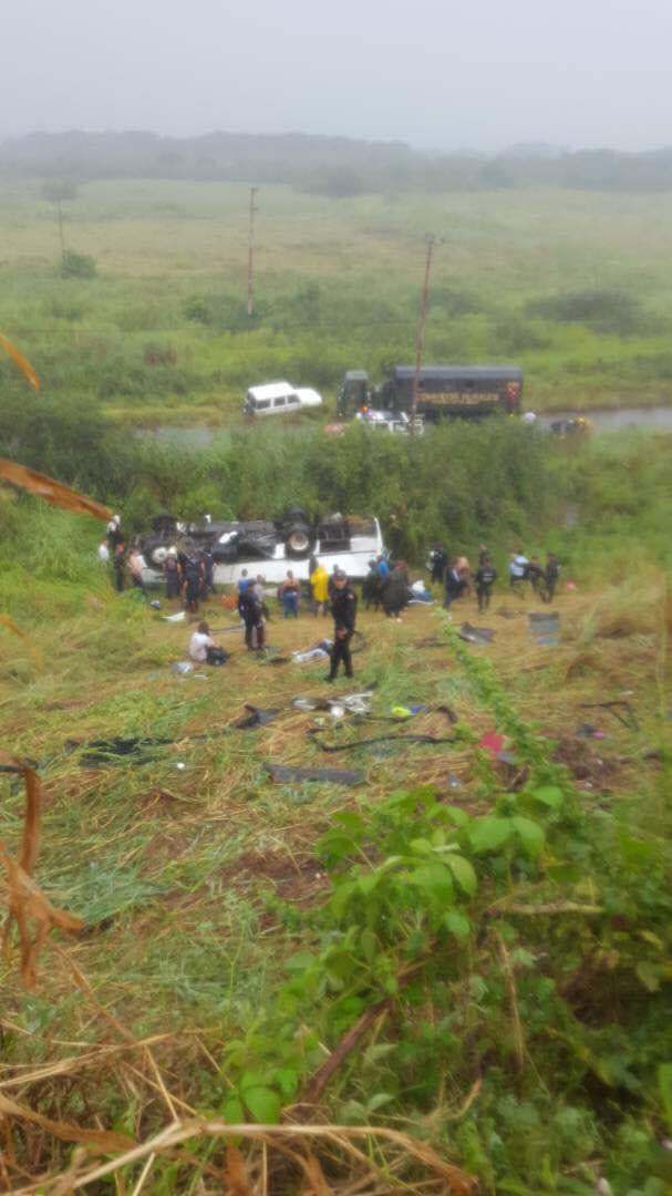Accidente vial dejo nueve fallecidos y 28 heridos