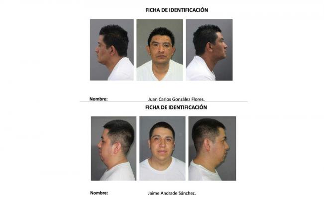 la fuga de dos reos, el de Jaime Andrade y Juan Carlos González