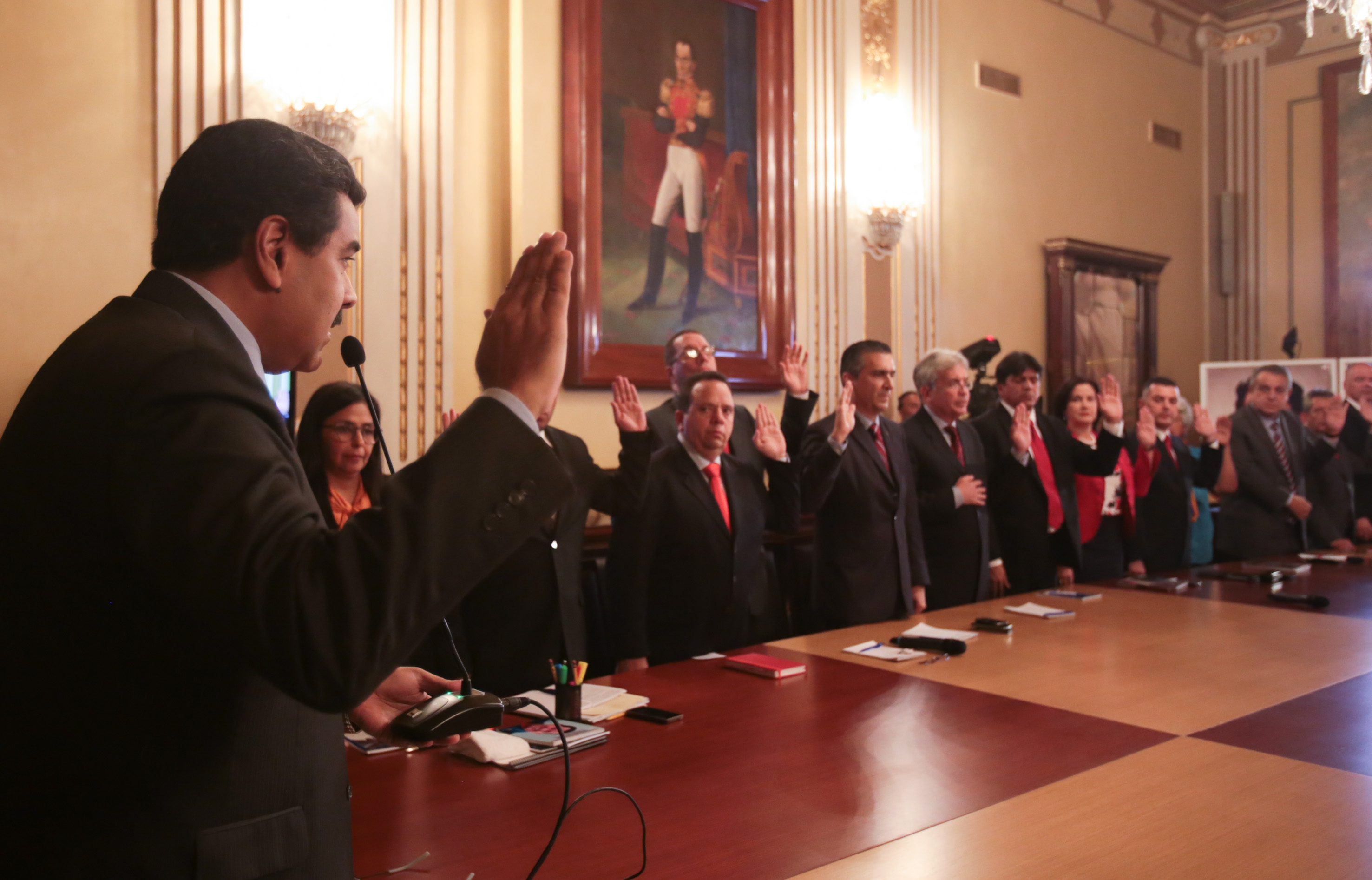 Presidente Nicolás Maduro anunció cambios en su gabinete de ministros
