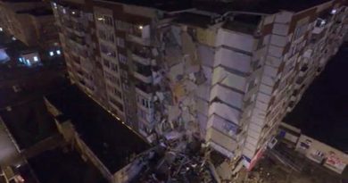 Tras el derrumbe de un edificio en Rusia,  fallecieron seis personas