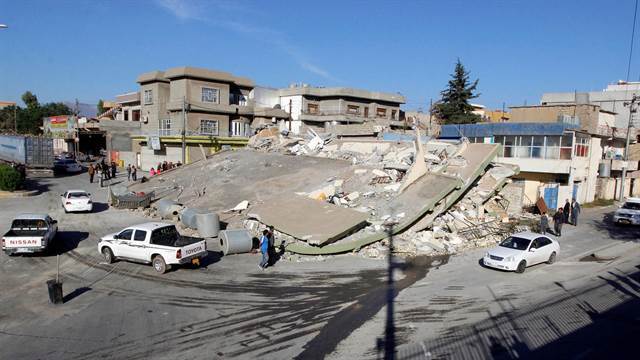 La localidad de Sarpul Zahab, la más afectada por el terremoto en Irán
