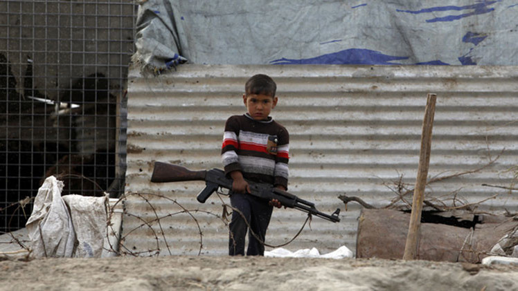 unos 800 niño están en manos de los grupos rebeldes y  en campos de entrenamiento del Estado Islámico