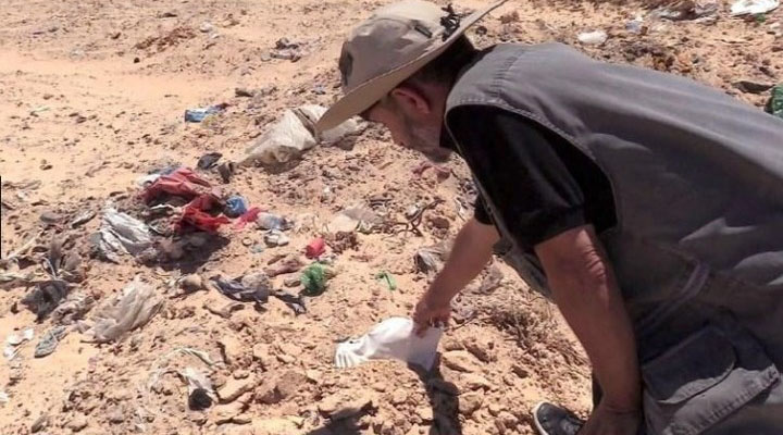 Quienes se ahogaron en el Mediterráneo, descansan en un terreno en Túnez