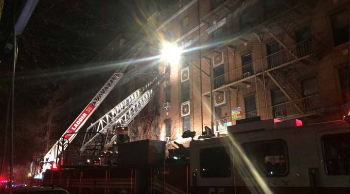 Incendio en el Bronx de Nueva York fue provocado por un niño de tres años