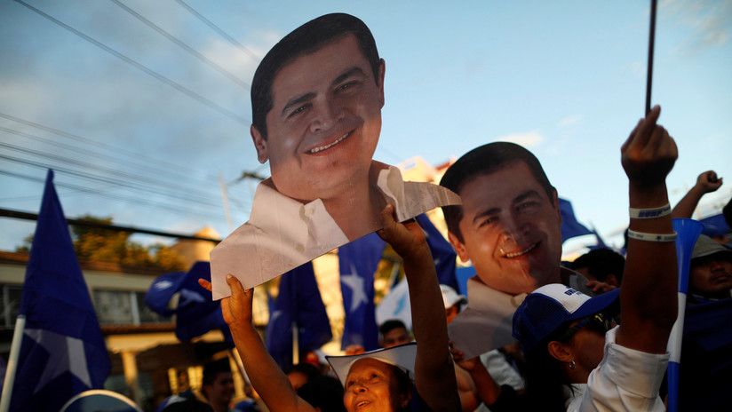 Con más del 98% de las actas procesadas, Juan Orlando Hernández lidera las elecciones