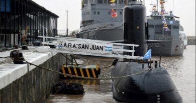 Un mes se cumplió de la desaparición del submarino ARA San Juan