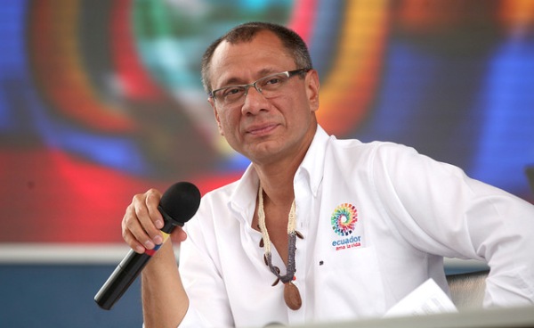 Jorge Glas ganó la vicepresidencia de Ecuador en las elecciones de abril pasado, cuando Lenín Moreno asumió la presidencia
