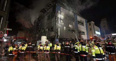 29 personas murieron y 26 resultaron heridas, tras incendio en un sauna en Corea del Sur