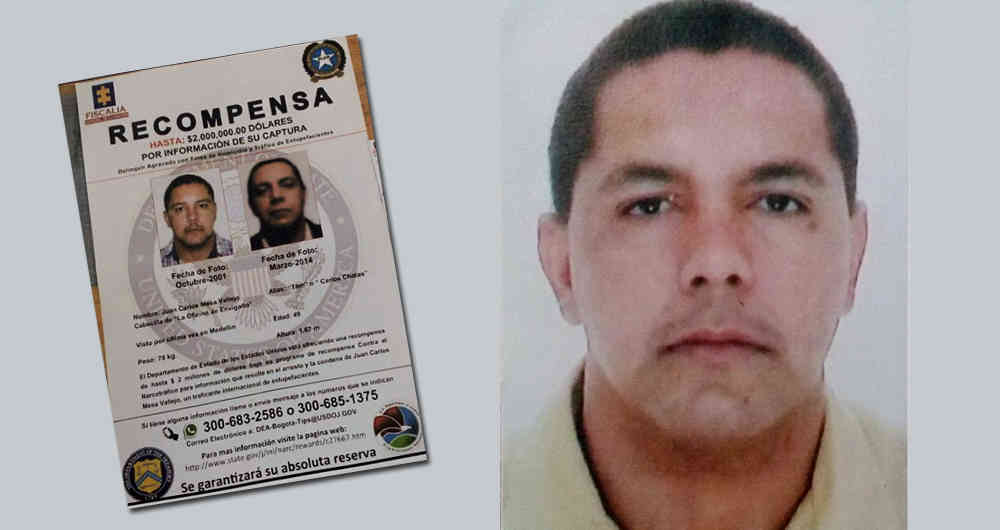 Polícia colombiana atrapa al narco alías "Tom"