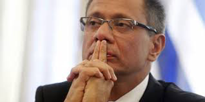 Pena máxima de seis años contra el ex vicepresidente de Ecuador, Jorge Glas