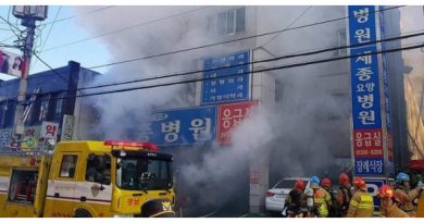41 fallecidos y 79 heridos dejó incendio en un hospital de Milyang